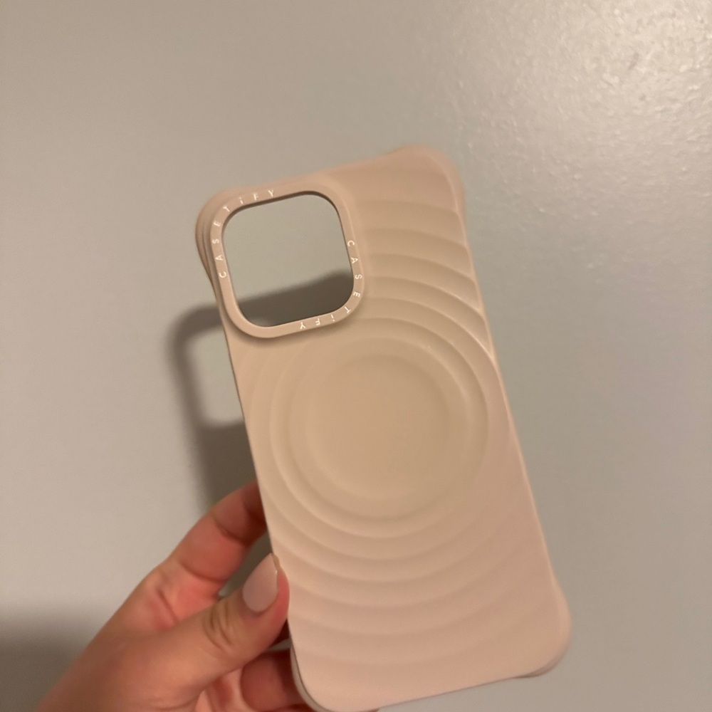 iPhone 14 Pro Max casetify ripple case - oat